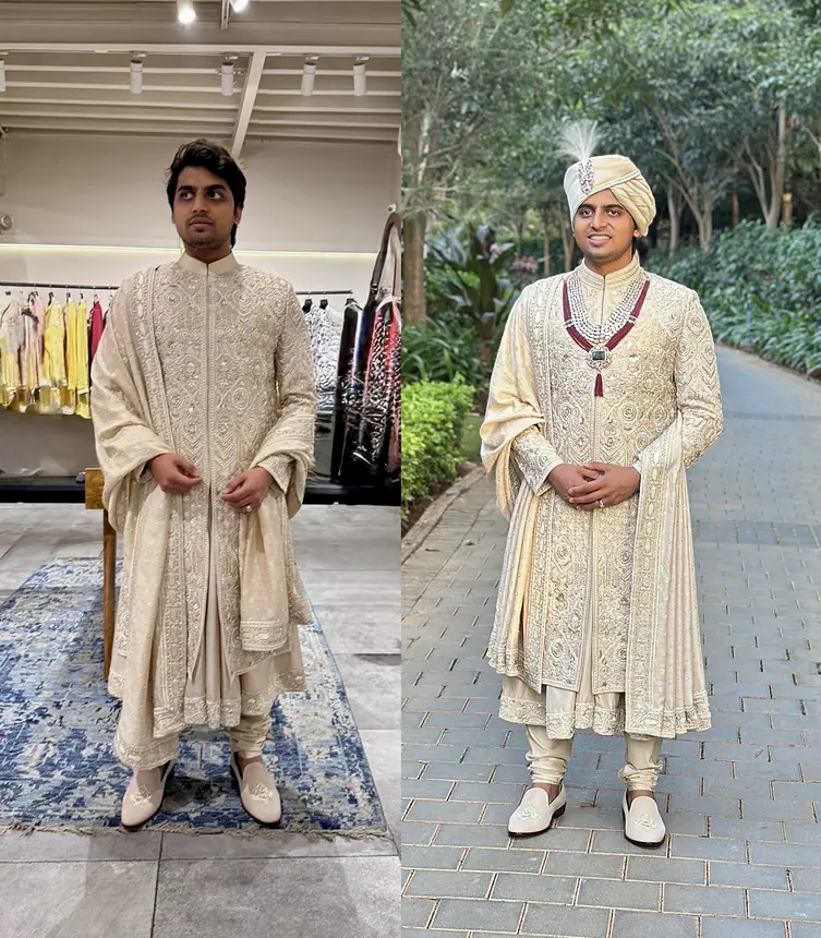 Before and after groom styling transformation 04