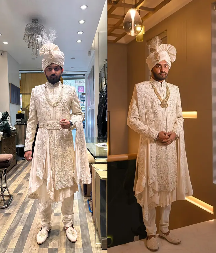 Before and after groom styling transformation 10